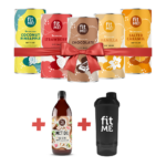 Zestaw dietetyczny fitME, który obejmuje trzy wybrane smaki koktajli, olej MCT oraz shaker gratis, to kompleksowe rozwiązanie dla osób dążących do zdrowego stylu życia i kontroli wagi. Koktajle fitME zostały starannie opracowane, aby dostarczać wszystkich niezbędnych składników odżywczych, takich jak białko, błonnik, witaminy i minerały, przy jednoczesnym ograniczeniu kalorii. Możliwość wyboru trzech różnych smaków pozwala na urozmaicenie diety, co zapobiega monotoni i zwiększa przyjemność z codziennego spożywania koktajli, czyniąc dietę bardziej zrównoważoną i przyjemną.