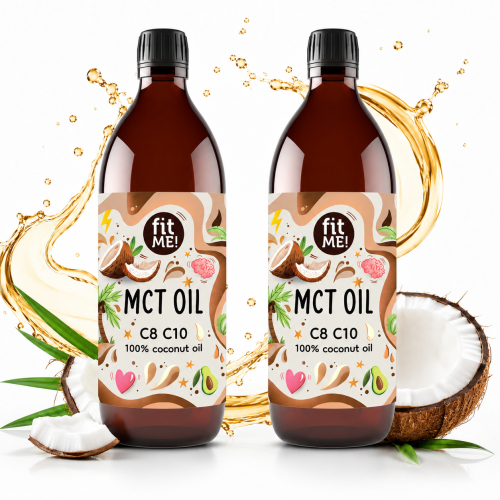Zestaw: Olej MCT C8+C10 2x500 ml