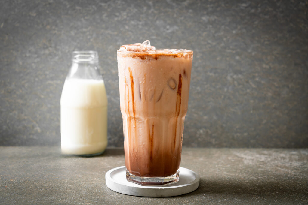 Shake proteinowy o smaku słonego karmelu