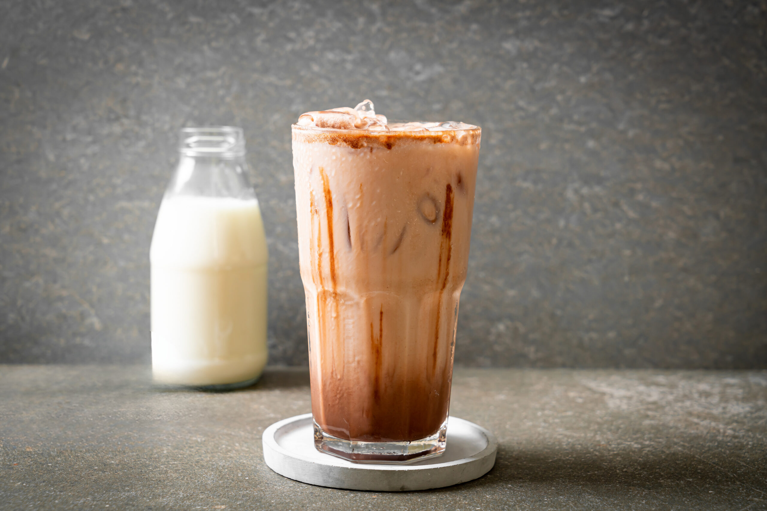 Shake proteinowy o smaku słonego karmelu