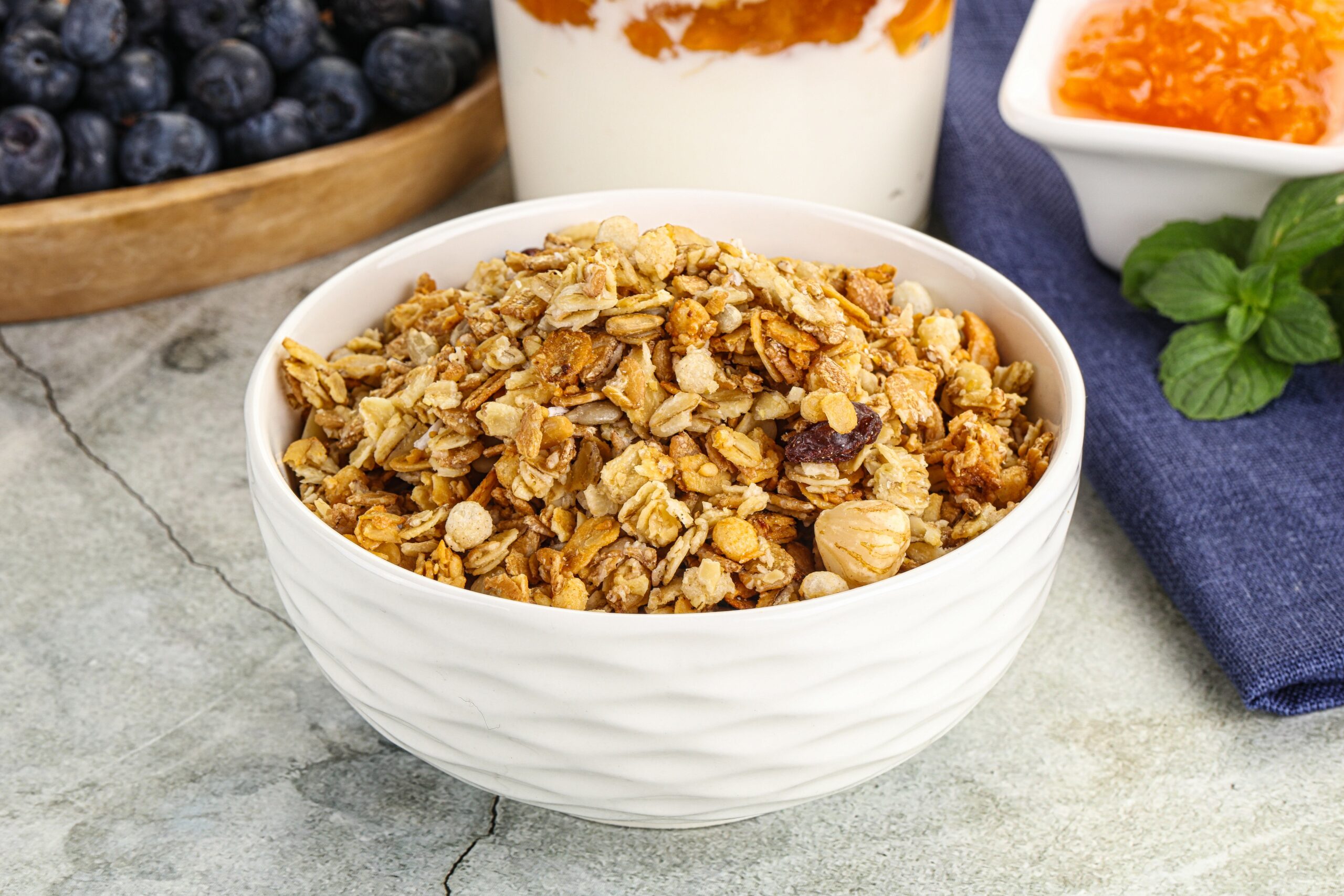 Proteinowa granola waniliowa