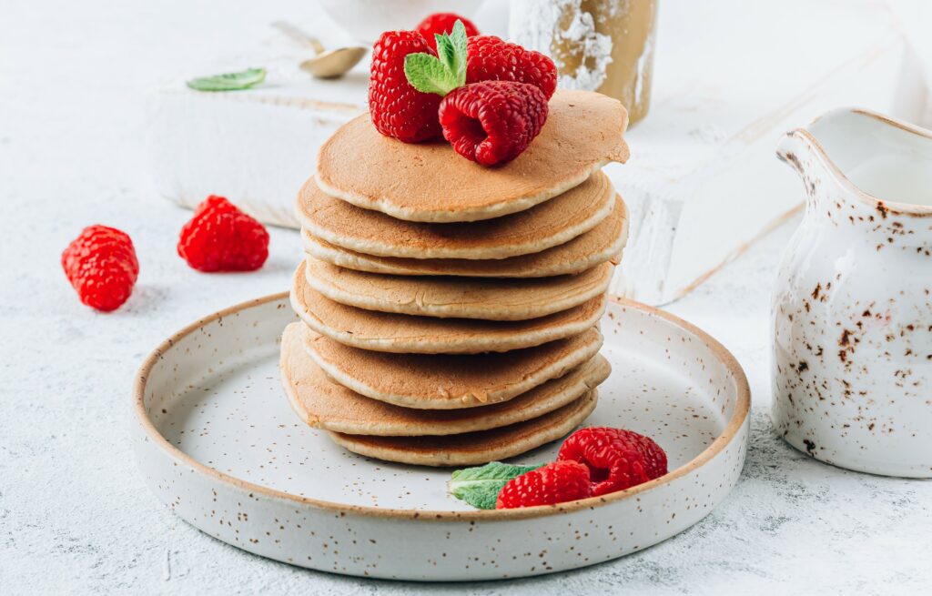 Proteinowe pancakes waniliowe