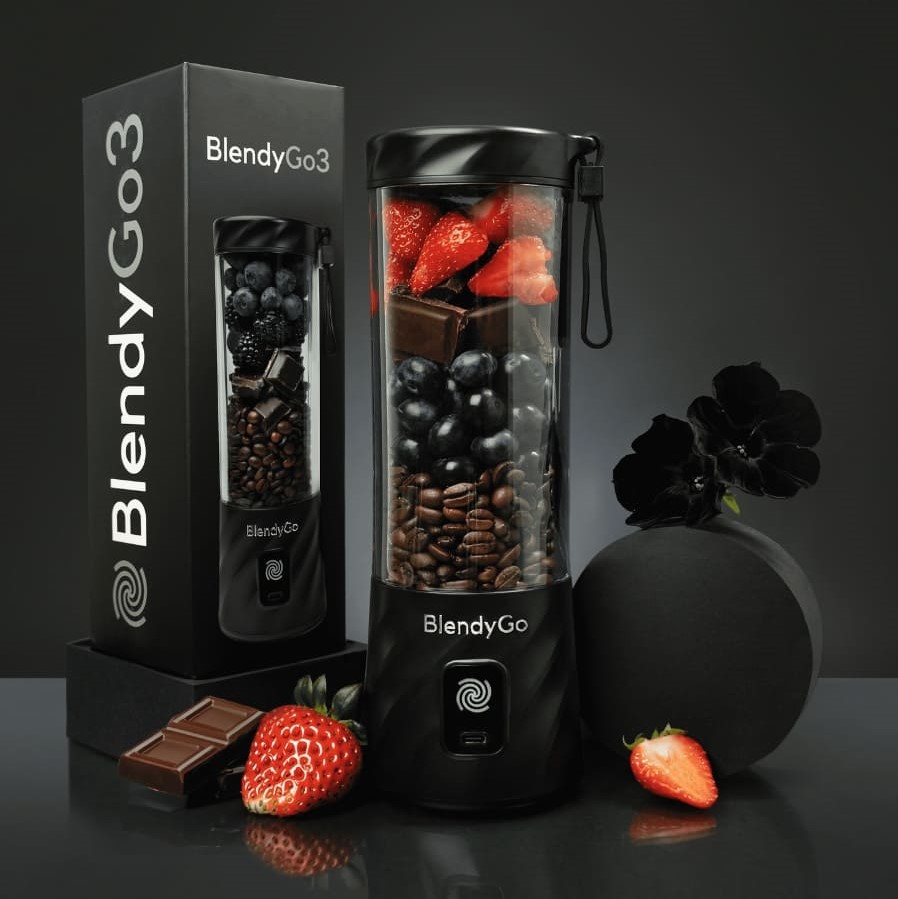 Czarny Blender Bezprzewodowy BlendyGo 3 - obrazek 6