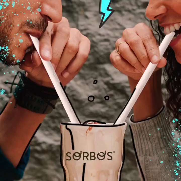 Słomka jadalna Sorbos o smaku cynamonowym – Bild 4