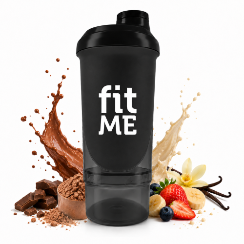 Shaker z pojemnikiem fitME 500 ml