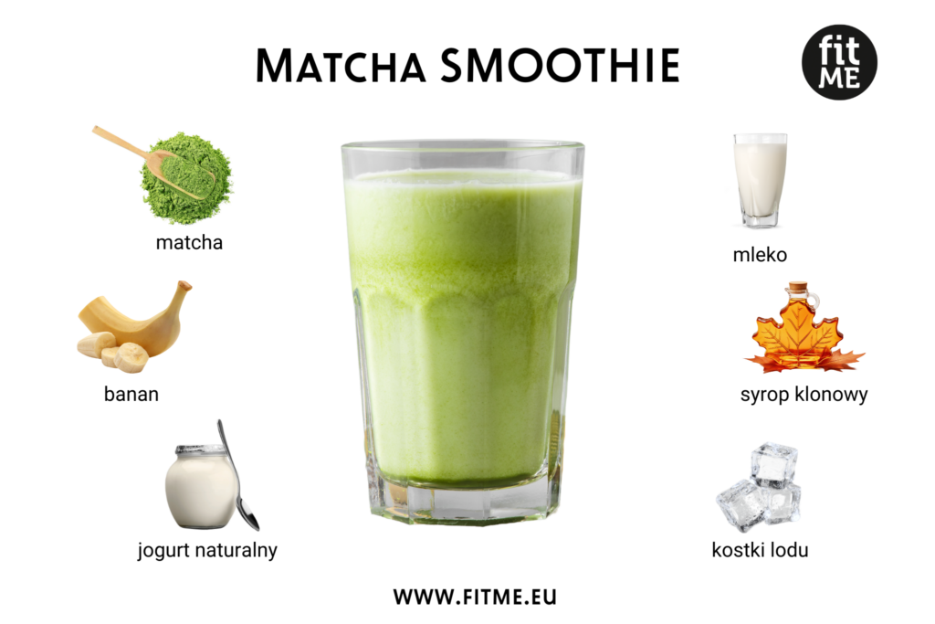 Matcha Smoothie, przygotowywane z matchy, banana, mleka, jogurtu naturalnego oraz miodu lub syropu klonowego, to nie tylko pyszny napój, ale także wartościowe źródło składników odżywczych. Matcha, będąca bazą tego smoothie, dostarcza intensywnego smaku zielonej herbaty oraz bogactwa antyoksydantów, takich jak katechiny, które wspomagają ochronę komórek przed uszkodzeniami oksydacyjnymi. Dodatek banana wzbogaca smoothie o witaminy, minerały i błonnik, co korzystnie wpływa na trawienie i zapewnia uczucie sytości.