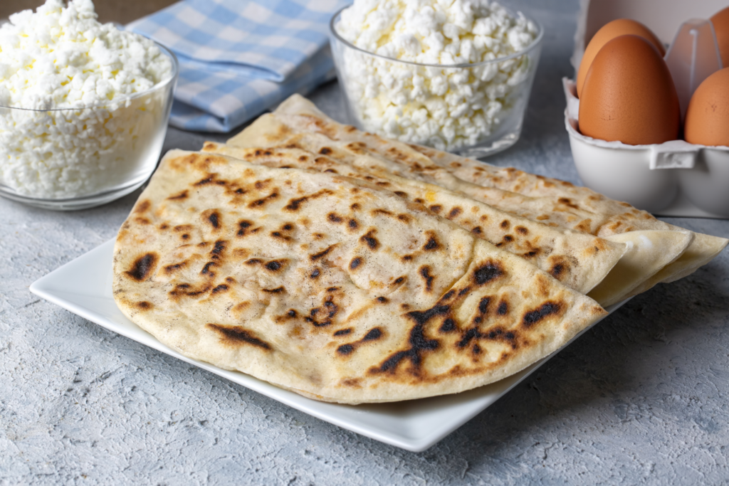 2-składniowy proteinowy wrap z serka wiejskiego
