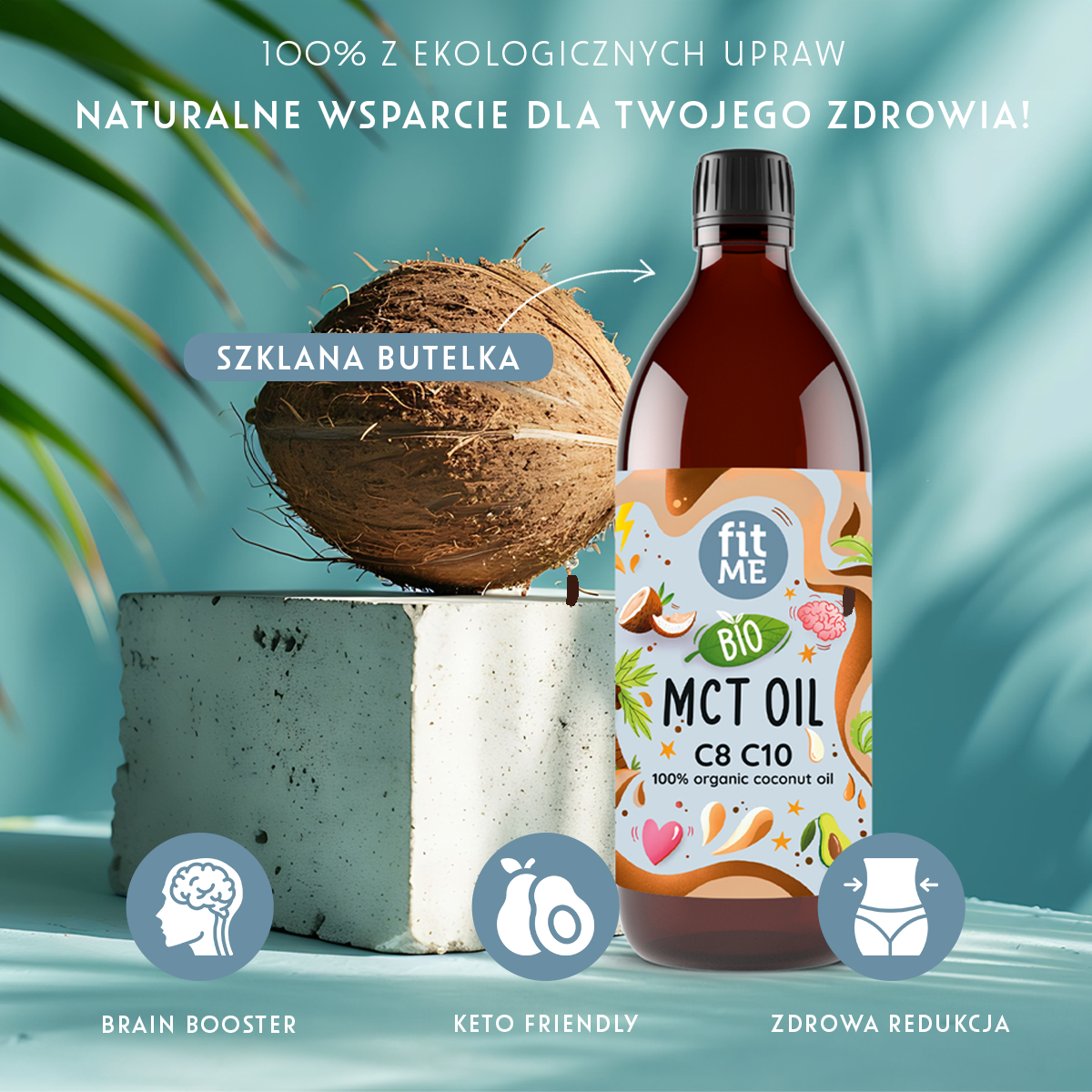 Bio MCT-Öl C8+C10 fitME 500 ml – Bild 2