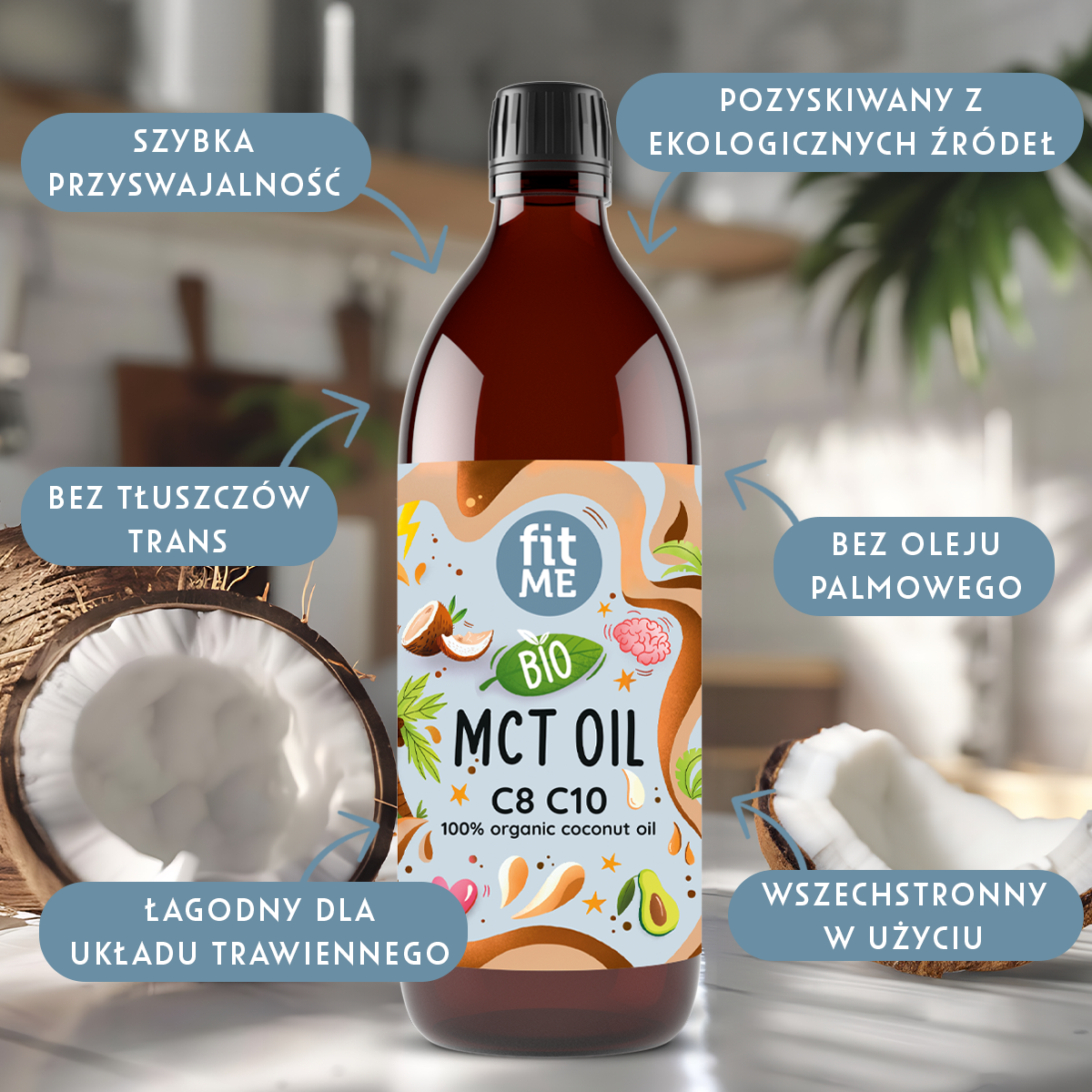 Bio MCT-Öl C8+C10 fitME 500 ml – Bild 4