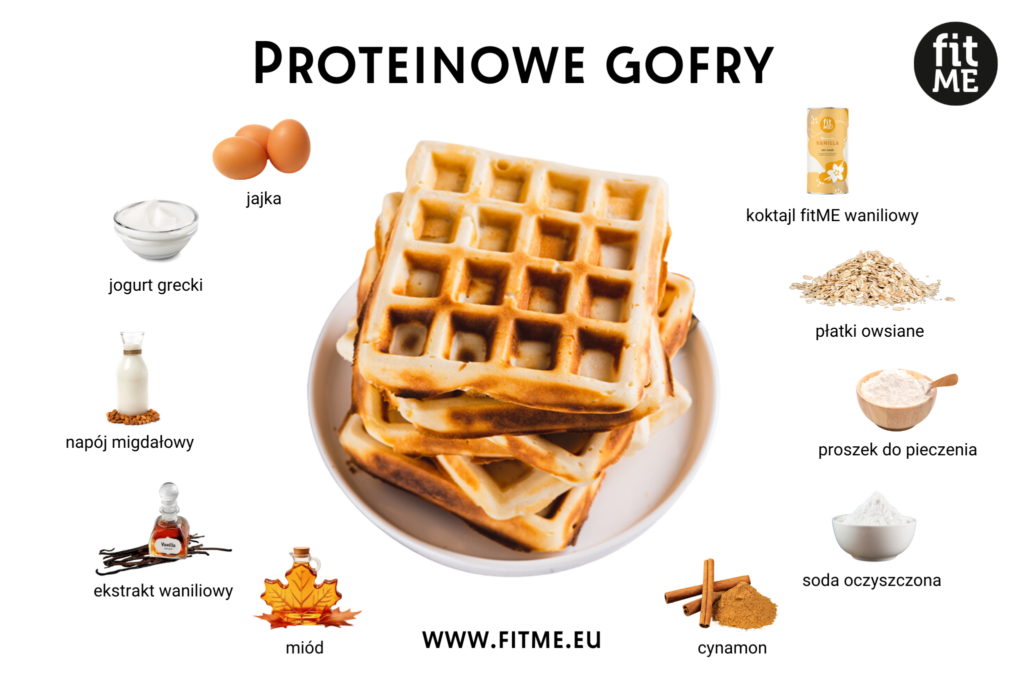 Proteinowe gofry to doskonała propozycja dla osób, które chcą połączyć zdrową dietę z pysznym smakiem. W przeciwieństwie do tradycyjnych gofrów, które często są bogate w cukry i węglowodany, proteinowe gofry dostarczają cennych składników odżywczych, w tym białka, które jest kluczowe dla utrzymania zdrowych mięśni i prawidłowego funkcjonowania organizmu. Dzięki zastosowaniu wysokiej jakości składników, takich jak jajka, jogurt grecki, mleko migdałowe i odchudzający koktajl fitME, gofry te zapewniają długotrwałe uczucie sytości, co może wspierać kontrolę apetytu i zapobiegać podjadaniu między posiłkami.