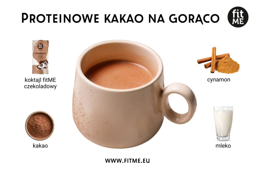 Proteinowe kakao na gorąco to doskonały wybór dla osób, które pragną połączyć przyjemność z korzyściami zdrowotnymi. Dzięki zawartości wysokiej jakości białka, naturalnego kakao i aromatycznego cynamonu, napój ten wspiera regenerację mięśni, poprawia metabolizm i dostarcza cennych przeciwutleniaczy. Wzbogacone odchudzającym koktajlem FitME czekoladowym, proteinowe kakao staje się nie tylko pysznym deserem, ale również pełnowartościowym wsparciem diety. To idealne rozwiązanie na chłodne dni, gdy organizm potrzebuje dodatkowej porcji ciepła i energii.