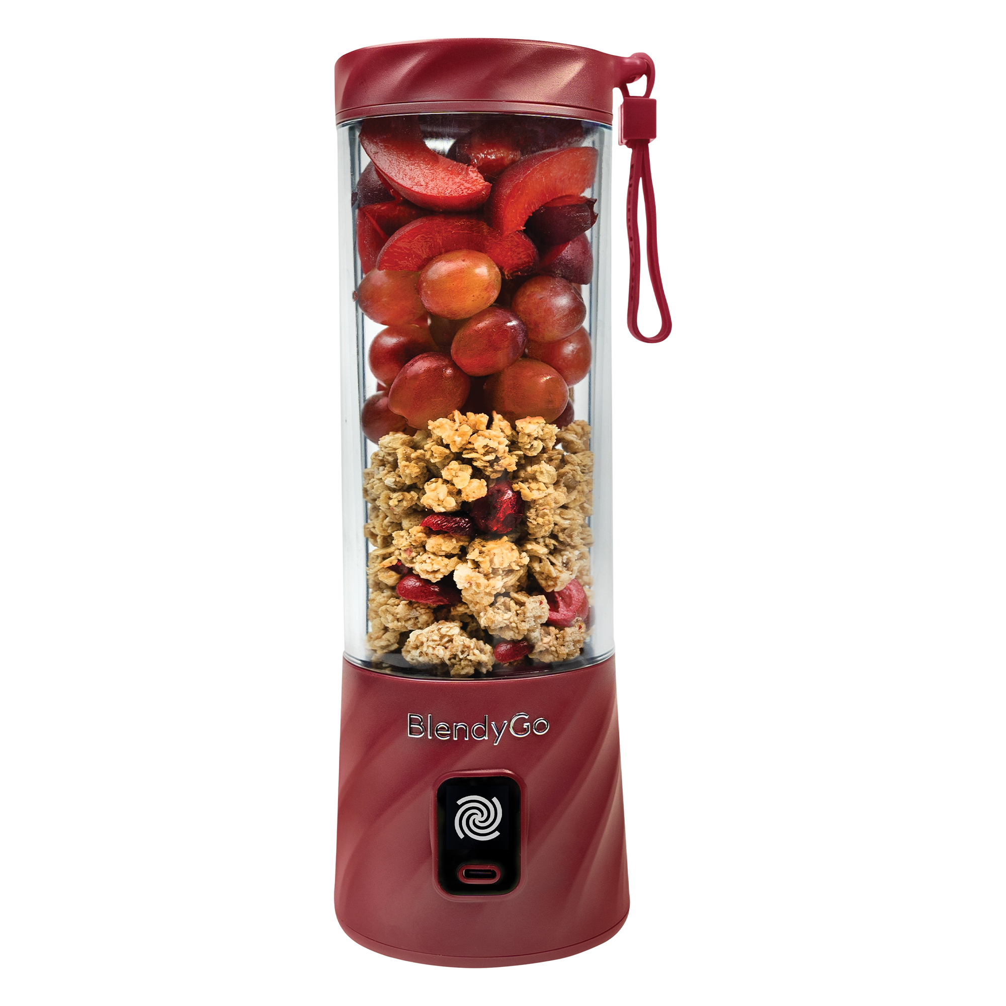 Blender przewodowy BlendyGo 3 w kolorze burgundowym to idealne urządzenie do przygotowywania zdrowych koktajli, smoothie oraz innych napojów. Dzięki mocy 300 W i funkcji pulsacyjnej, BlenderGo 3 doskonale radzi sobie z miksowaniem twardych owoców, warzyw, orzechów, a nawet kostek lodu. Jego kompaktowy rozmiar sprawia, że jest wygodny w przechowywaniu, a jednocześnie wystarczająco wydajny do codziennych potrzeb kulinarnych.