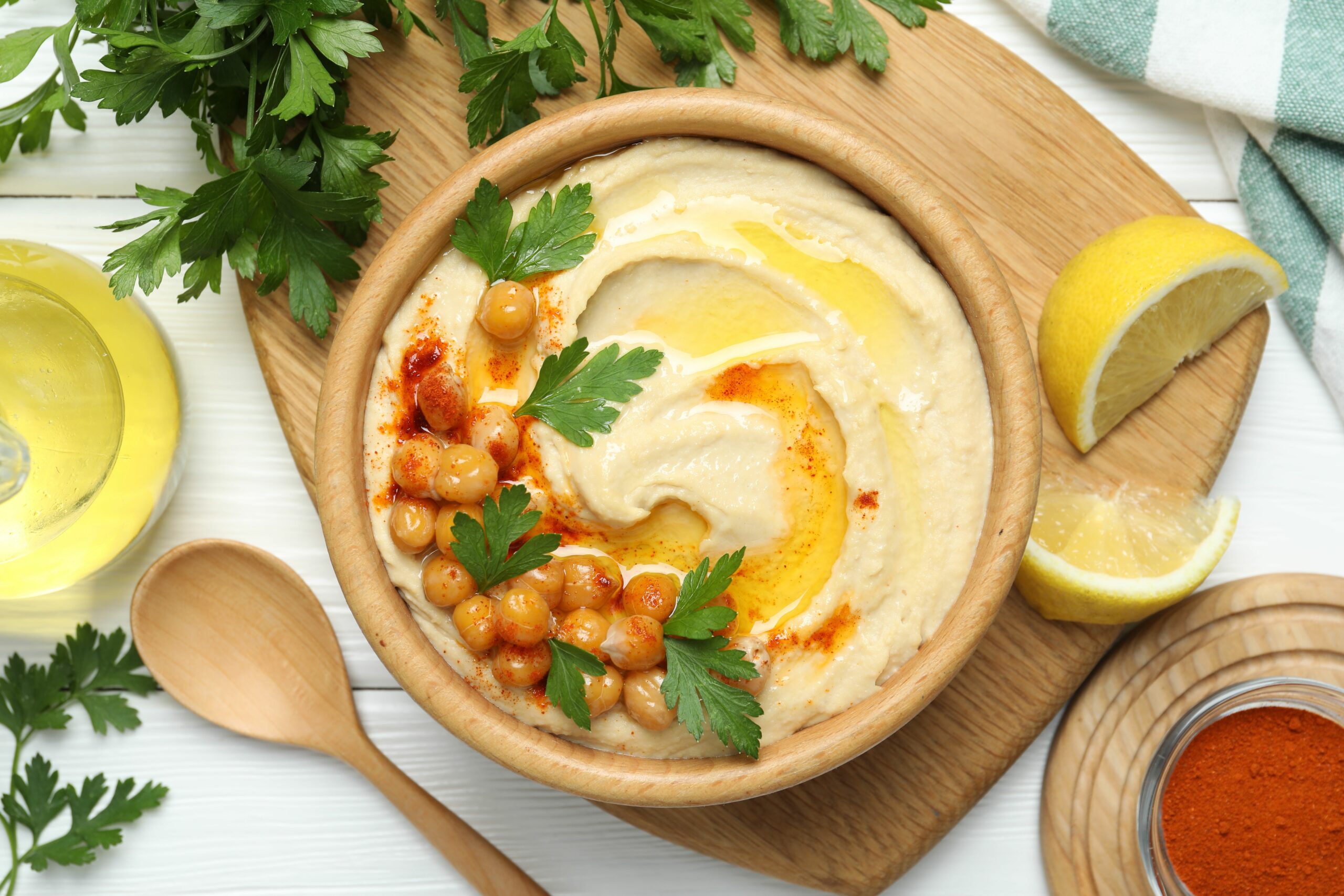 Hummus z olejem MCT