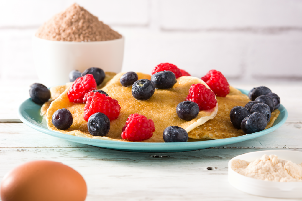 Wysokobiałkowy omlet waniliowy