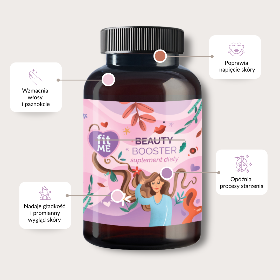 Suplement na piękną cerę i włosy Beauty Booster w kapsułkach - obrazek 5