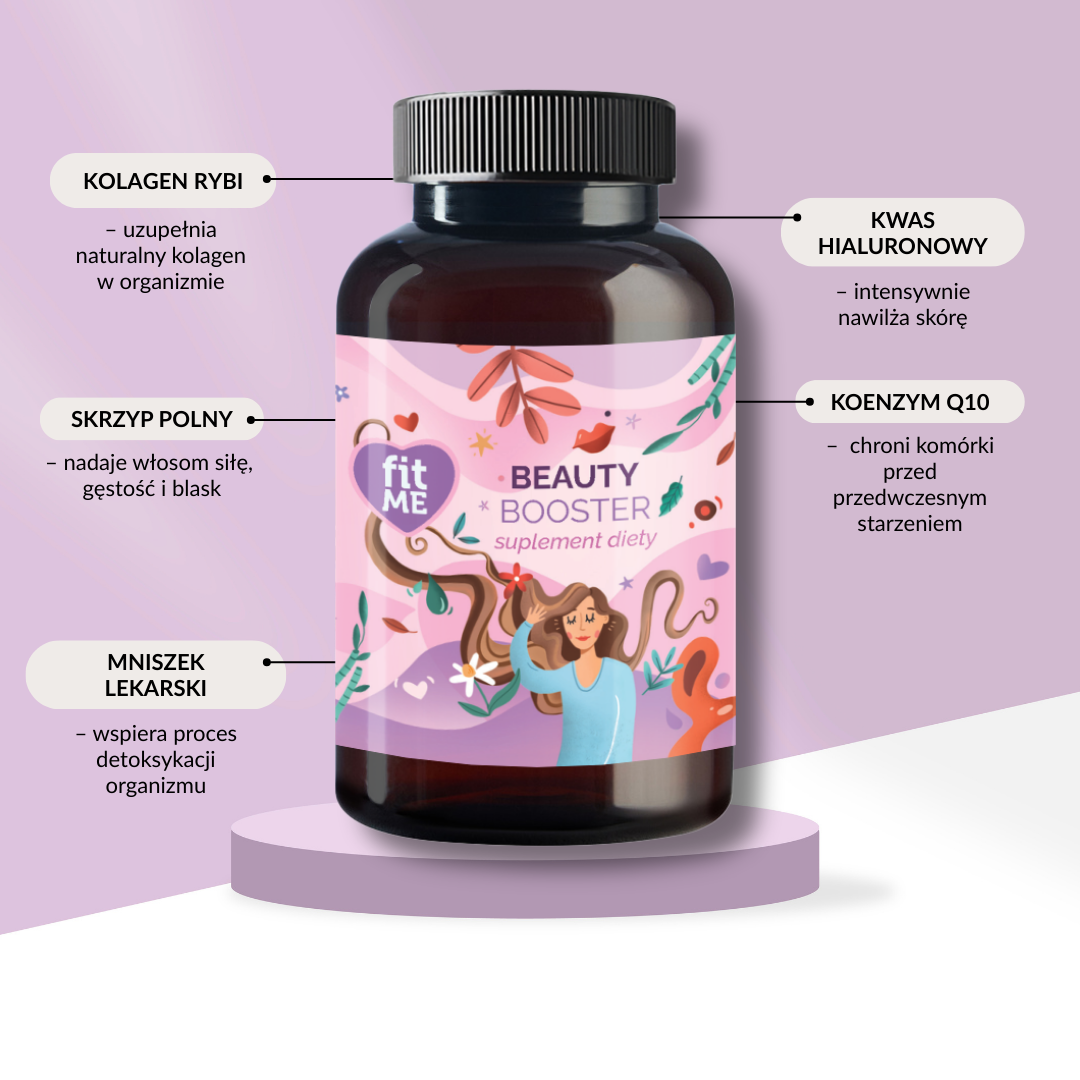 Suplement na piękną cerę i włosy Beauty Booster w kapsułkach - obrazek 4