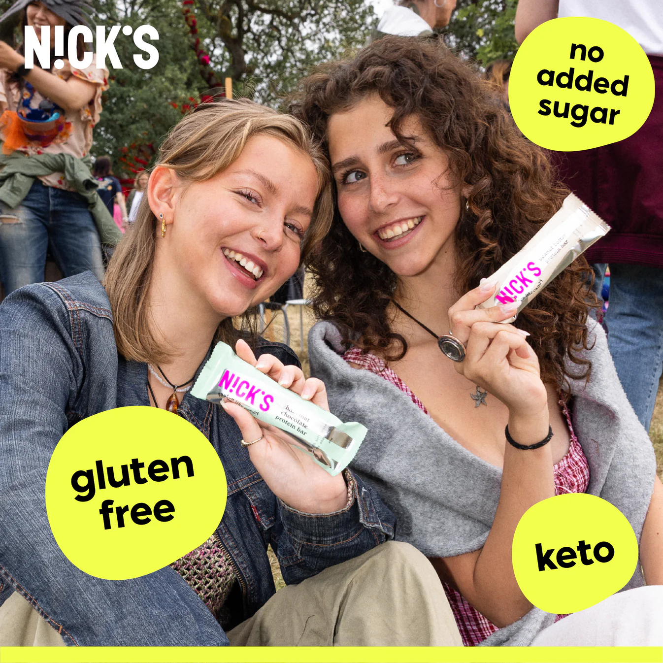 Nick's Protein Bar Choco Crush 50g – Baton Proteinowy Bez Cukru 15g białka - obrazek 3