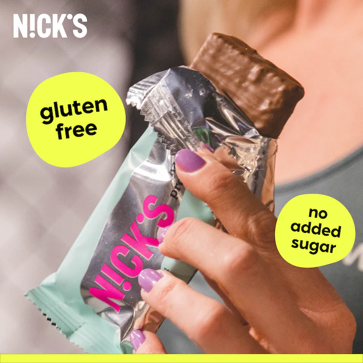 NICK'S Protein Wafer Hazelnut 40 g – Proteinowy Orzech Laskowy Bez Cukru - obrazek 4