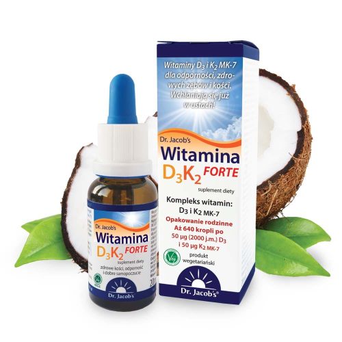 Witamina D3 K2 FORTE Dr. Jacob's 20 ml